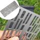 Outdoor Camping BBQ Titanium Plate Mesh  Barbecue Hiking Charcoal Grilling Board Mesh Camping Cooking Accessories