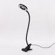 0.4kg Flexible Arm Clamp Desk Bedside Lamp Clip On LED Dimmable Reading Vanity Lamp