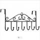 17 Inches Metal Door Hanger Hook Clothing 7 Hook Coat Rack