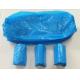 Polyethylene PE Blue Disposable Sleeve Covers Smooth / Embossed Surface 10pcs /