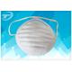 Disposable dust mask made from polyester fabric with elastic band , white or blue color
