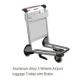 250kg Modern Style Airport Baggage Trolley For Passenger