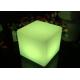 30Cm / 40cm Color Changing LED Cube Stool For Outdoor Garden Decorative
