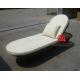 rattan sun bed aluminium chaise lounge garden furniture