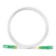 Indoor LC APC To LC APC Patch Cord , Duplex Single Mode OS2 Fiber Cable