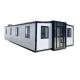 40ft Double-Wing Expansion Container House with Design and EPS Sandwich Panel Roof