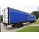Large Plastic Tarpaulin Covers / Side Curtains Tear Resistant For Lorry