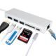USB3.1 Multiport Adapter Hub with Type C Charging Port, Output,Card Reader, 2 USB 3.0 Ports,Ethernet for MacBook Pro