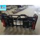 China grass grapple attachments for skid steer root rake,loader grapple attachments