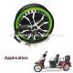 10'' electric bicycle motor 48v 1000w