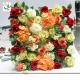 UVG romantic rose artificial floral wall for photography backdrop art studio backgroudn decoration CHR1143