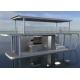 Floating Boat Iron Keel Prefab Shipping Container House For Exhibition