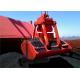Compact Design Clamshell Grab Bucket , Electric Hydraulic Grab For Bulk Vessel