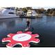 Customized 8 Station Water Sport Red Inflatable Sup Air Dock Platform