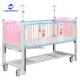 Hospital Medical Manual Children Cartoon Bed With Wheels For Sale
