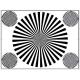 Star Target Back Focus Test Chart SineImage Optical focus YE0220 For Camera Lenses