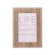 Wooden Craft Desktop Rectangle Photo Frame Customized Size For Office / Hotel