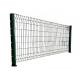 Pvc Coated 3 Or 4 Curved Welded Wire Mesh Panels 1030mm Height