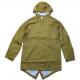 Trendy Waterproof Hooded Anorak Jacket Mens Fishtail Raincoat With Zip Up Pocket