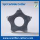 Marking Scarifier Cutters Asphalt 5 Point Carbide Cutter Blade Carbide Tip