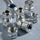 Stainless Steel Quick Connect for Hydraulic Hose Connection Compatible with ISO 7241A