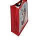 Custom Printing Metallic Lamination PP Woven Reusable Tote Shopping Bags with Inner Insulation