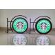Outdoor Store Round LED Sign 5000 nits Double Sides Waterproof