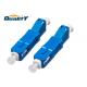 Blue Color Optical Fiber Conversion Adapter High Corrosion Resistance