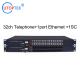 PCM Multiplexer 32Channel Telephone Over Fiber Optical Telecommunication Equipments Of Telephone Transmitter
