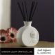 Flower Pattern Ceramic Scent Diffuser For Beauty Care , Soothing Nerves