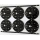 Black Aluminium PCB Assembly One Layer LED light Strips Power -6W