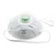 CE EN149 Headband Breathable Disposable Face Mask FFP2 Respirator With Valve