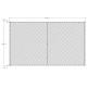 6x10 foot temporary chain link fence panels vertical brace 2.25 x 2.25 inch mesh 60mm x 60mm x 3.00mm diameter