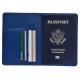 PU Leather Passport And Ticket Wallet For Business / Personal Travel