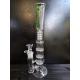 Three Layer Recycler Glass Bong Honeycomb Ablets Filter Bongs 12.5 Inch 18.8mm Joint