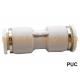 PUC Union Straight Push On Quick Connect Pneumatic Hose Fitting 1/8'' 1/4'' 3/8'' 1/2''