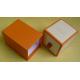 Custom Large Paper Candle Cardboard Gift Boxes Packaging with Orange Ribbions