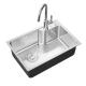 AF5508 Stainless Steel Kitchen Sink 620×430×201mm Single Bowl