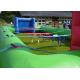 Human Table Football Team Game , Green Inflatable Interactive Games 40x20Ft