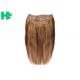 Straight Colorful Clip On Synthetic Hair Extensions , High Temperature Wire Full Head Synthetic Hair Extensions