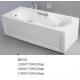 Acrylic Freestanding Soaking Bathtubs with Skirts Rectangle Shaped CE ISO9001