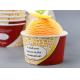 80ml 90ml 110ml 140ml 180ml Disposable Paper Cups / Bowl PLA film Coating For