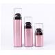 China Supplier cosmetics bottles Cosmetic packaging  square skincare airless pump bottle