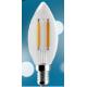 led filament 3/4w candle glass 2 year warranty E14/27 lamp bulb indoor lamp new item light engineering decorative