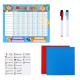 15.75" X 12" Magnetic Reward Chart Dry Erase Board With Dry Erase Pens