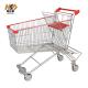 80 LTR Grocery Utility Shopping Trolley Cart 0.96M With Four Wheels Convenience Store
