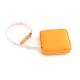 Wintape Cheapest Centimeter PU leather Tape Measure Sewing 150cm Circular Clothing Bright Orange Color Measuring Tape
