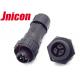 3 Pin Female Panel Mount 10A Waterproof Connectors For Industrial Inkjet Equipment