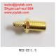 High quality gold plated MCX jack crimp type coaxial onnector MCX-KY-1.5