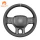 Custom Hand Stitching Leather Steering Wheel Cover for Dodge RAM 1500 3500 2013 2014 2015 2016 2017 2018